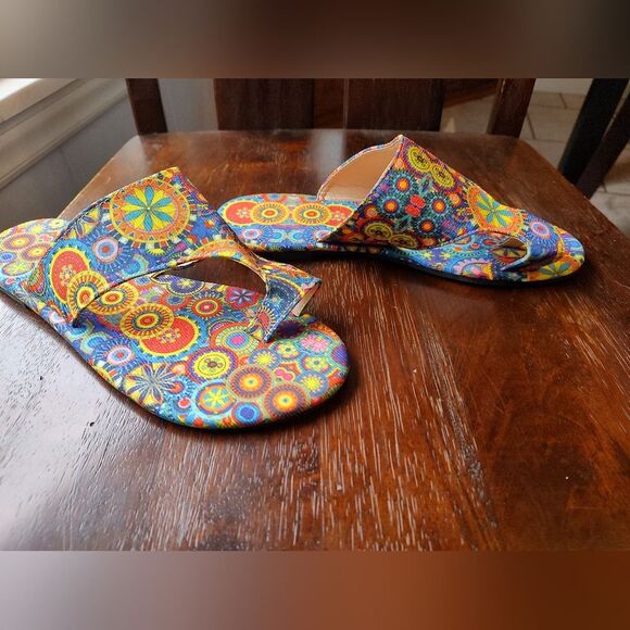 Sugar Magnolia Southern Boho Slip-On Sandal Shoes Size 7.5 - Picture 4 of 5